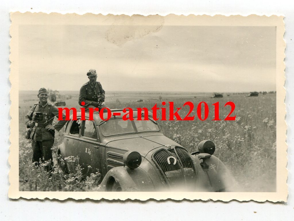Foto, Beute, PKW, Peugeot 402 B Lègère, Kommande