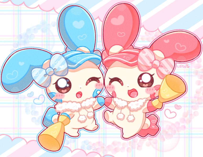minun-and-plusle-pokemon-drawn-by-shizuc