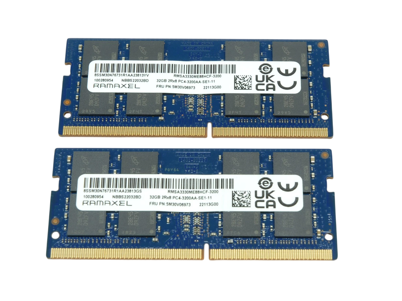 RAMAXEL 64GB(32GBx2セット) DDR4-3200 SODIMM Lenovo RAMAXEL 64GB (2 x 32GB) DDR4 SODIMM 3200MHz 2Rx8 PC4-3200AA