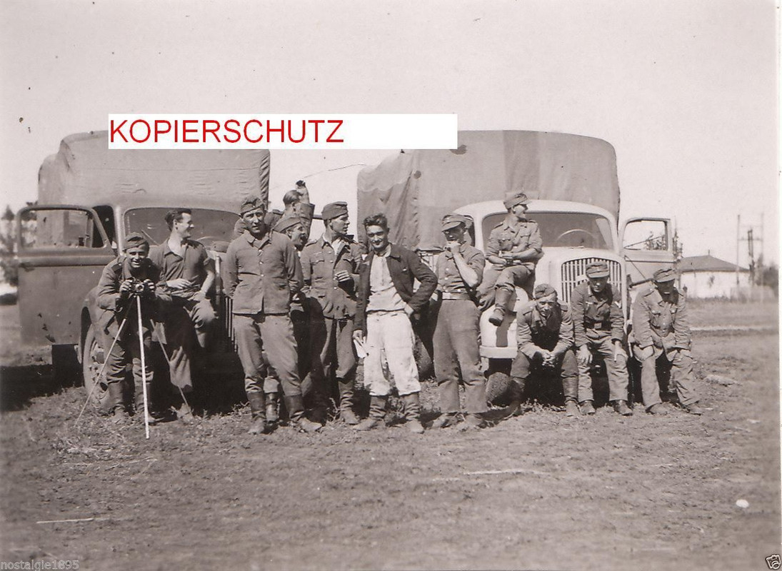 Kleines Foto deutsches Militär in Dnepopetrowsk,