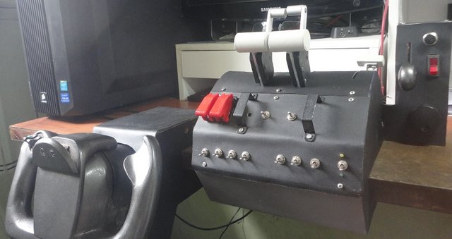 Modulo Gear lever e Autobrake B 787 Landgear-front