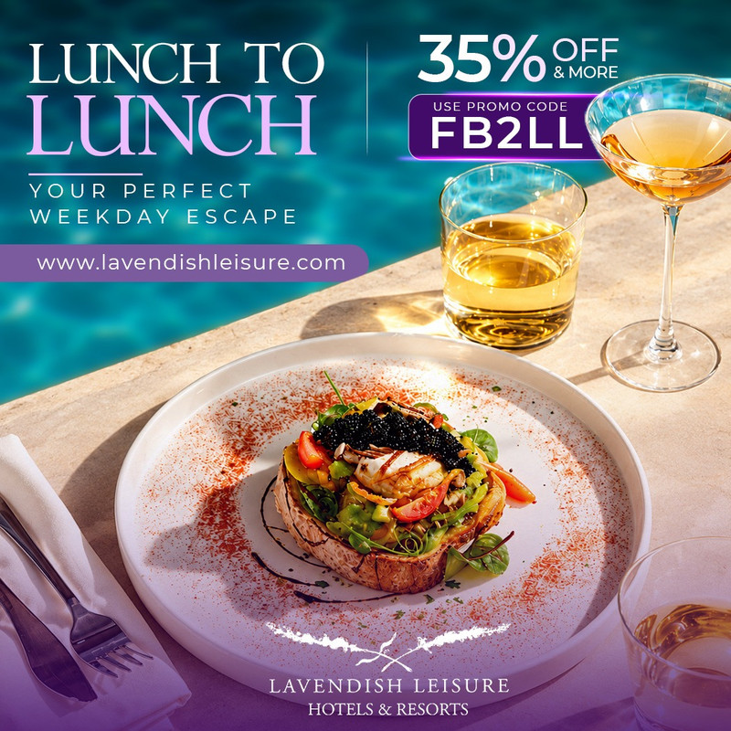 Lunch to Lunch weekday getaway