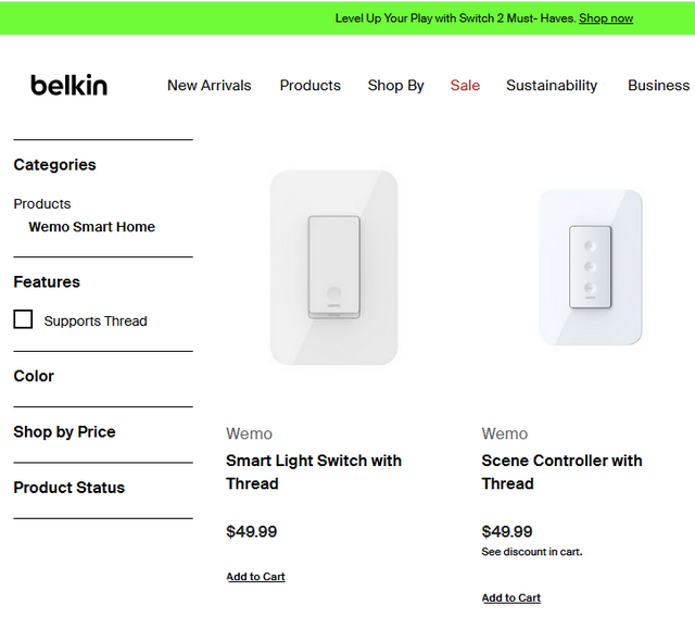 Belin Wemo SmartHome Komponenten