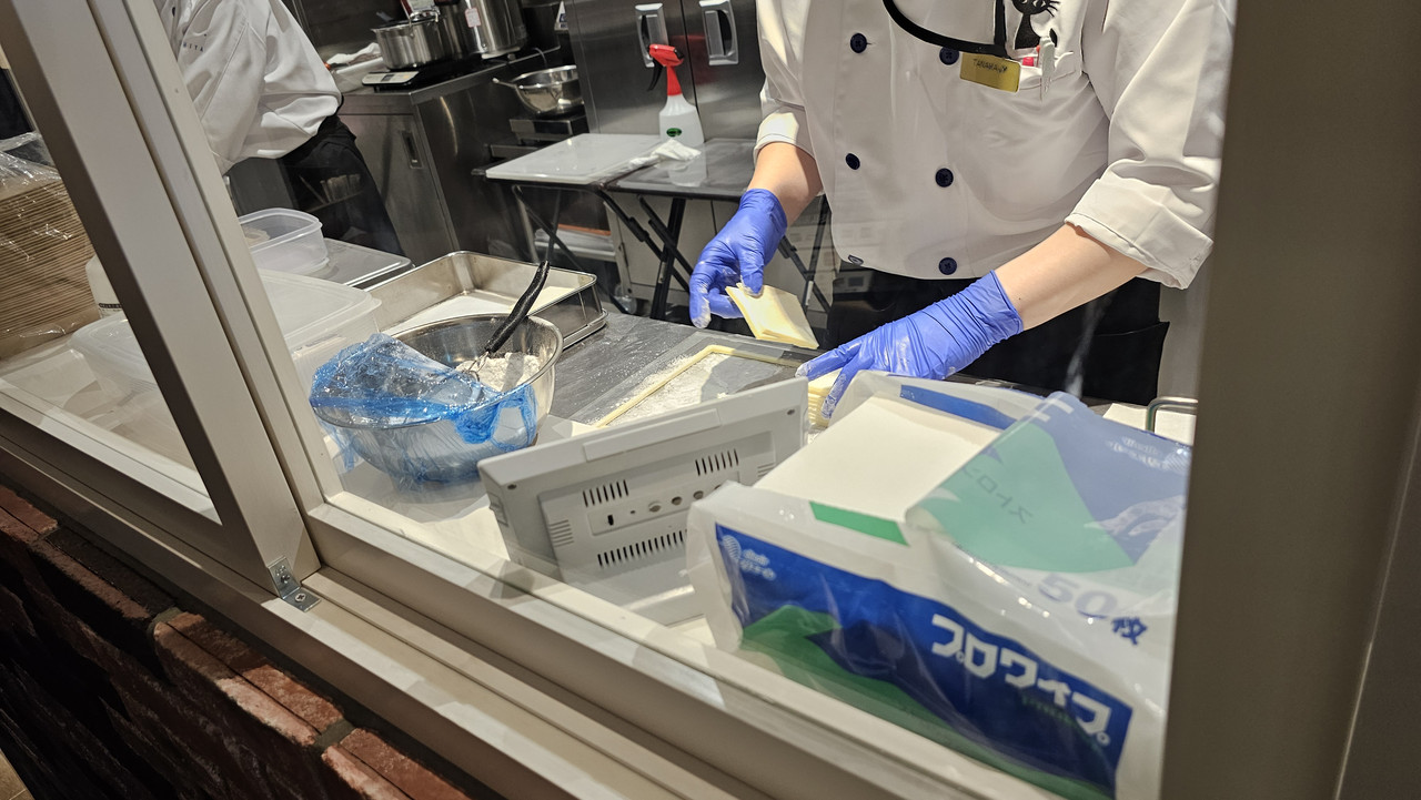 師傅現場製作中