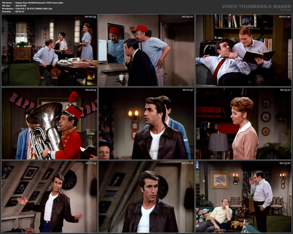 Happy Days S03E08 Howard's 45th Fiasco.mkv