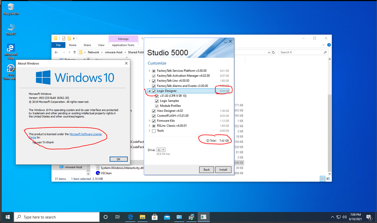 INSTALL STUDIO 5000 V31 Re: INSTALL STUDIO 5000 V31