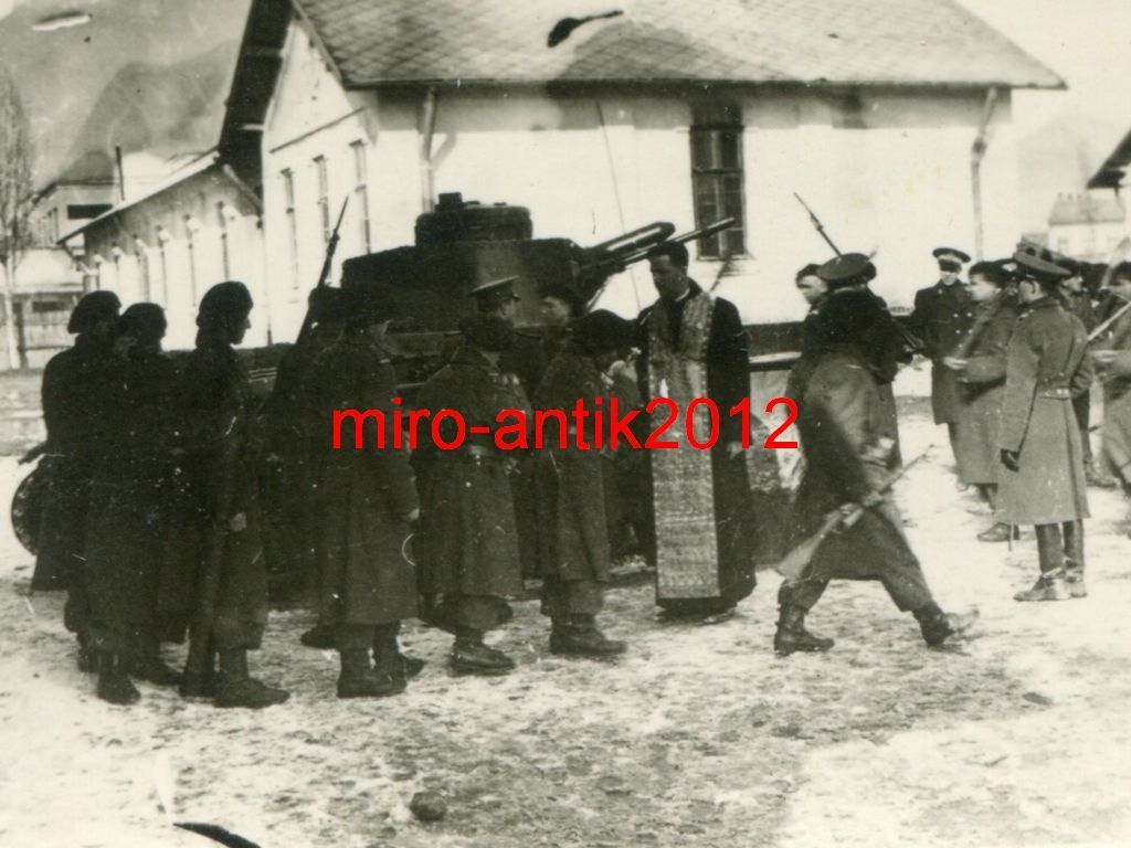 deutsche Verbündete, Segnung durch Priester vor 