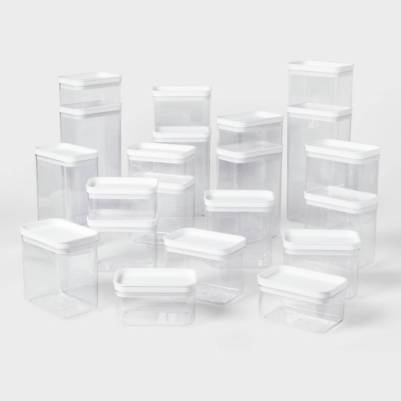 Organize Your Pantry: 21-Piece Food Storage Canister Set for .96 at Target Organize Your Pantry: 21-Piece Food Storage Canister Set for .96 at Target