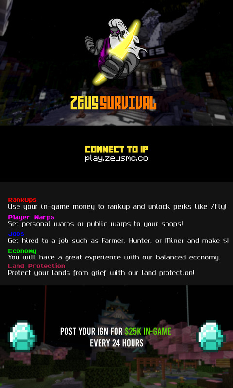 ZeusMC Minecraft Server
