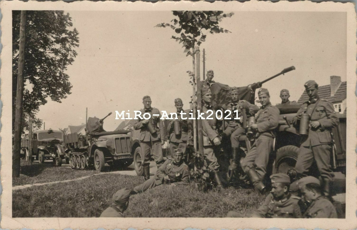 Luftwaffe, Sonder KFZ mit Flak Geschütz