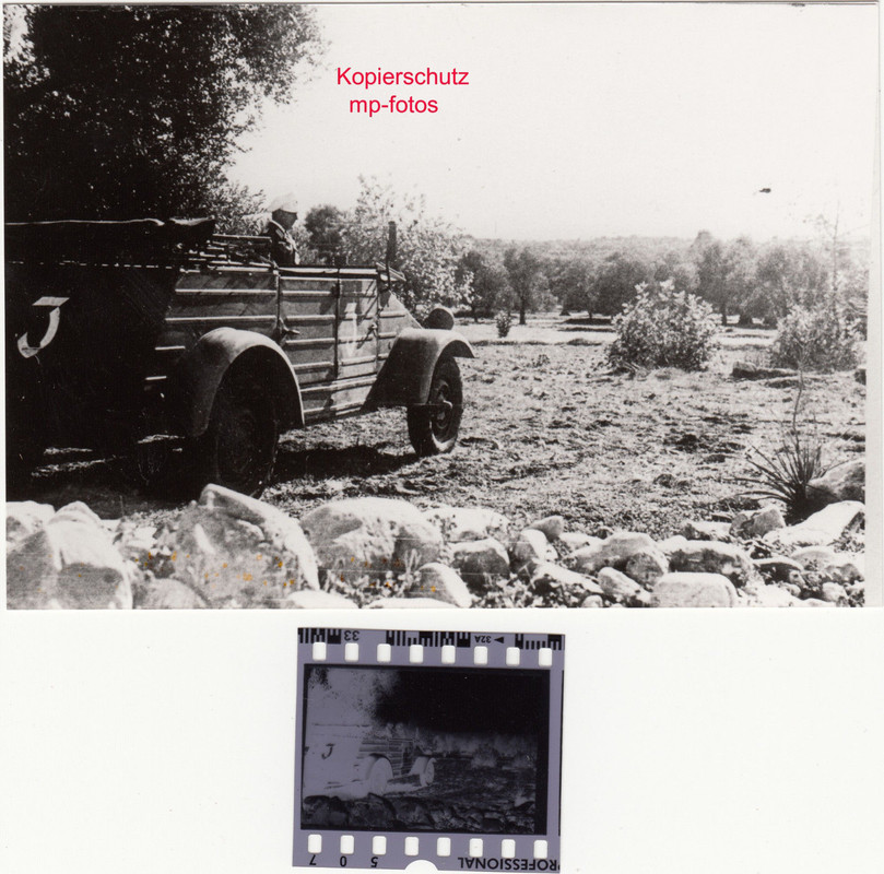 Negativ Fahrzeug Kübelwagen Tropen Italien6