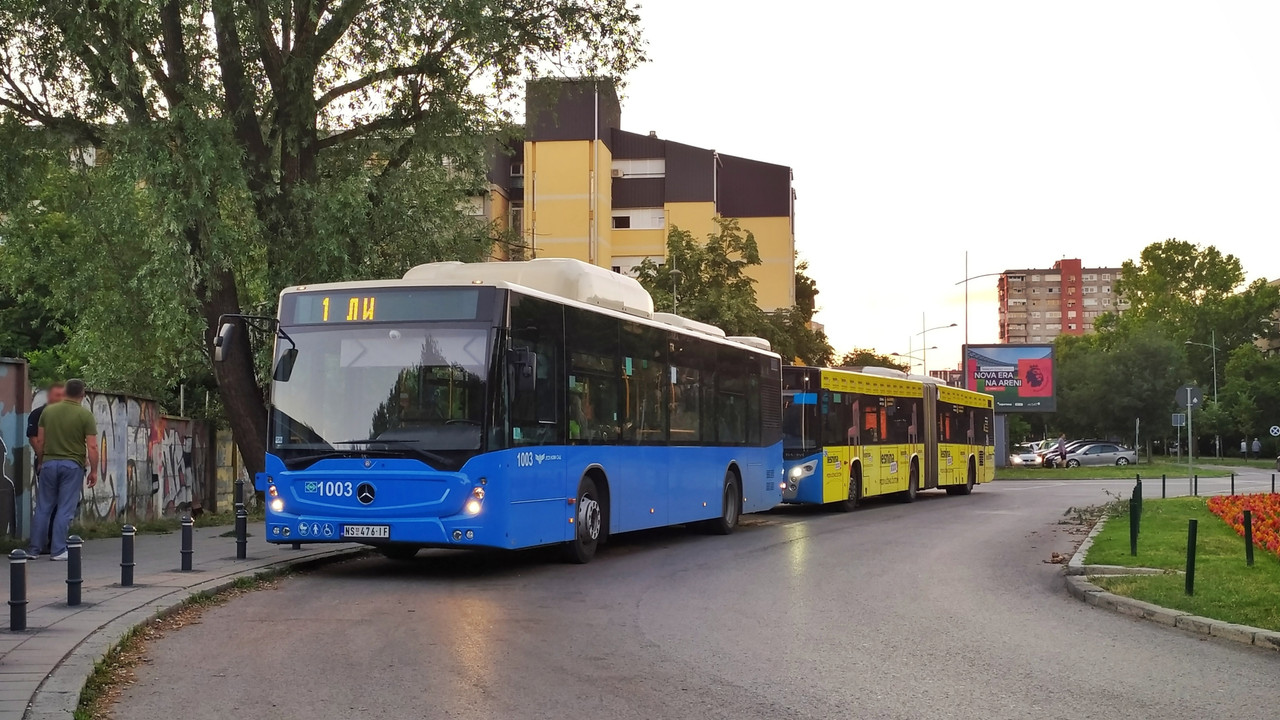 Mercedes-Benz Conecto NGT (2019) #1003 i Ikarbus Ik-218N (2016) #973