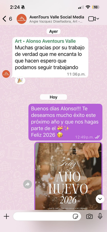 Mensaje de WhatsApp