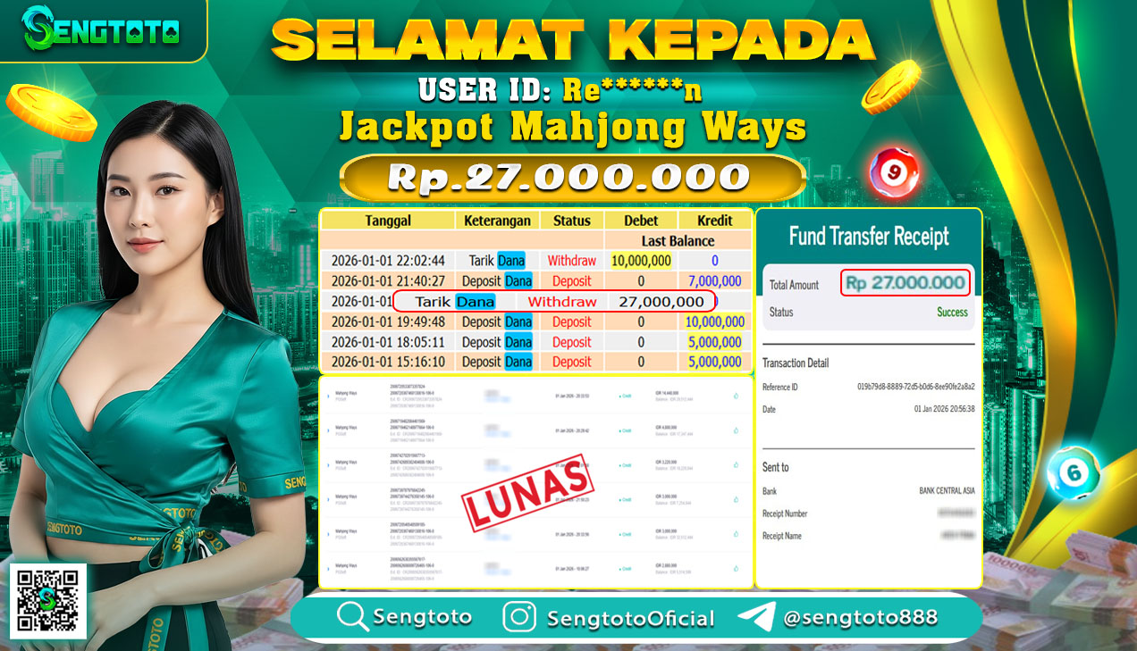 BUKTI PEMBAYARAN SLOT MAHJONG WAYS