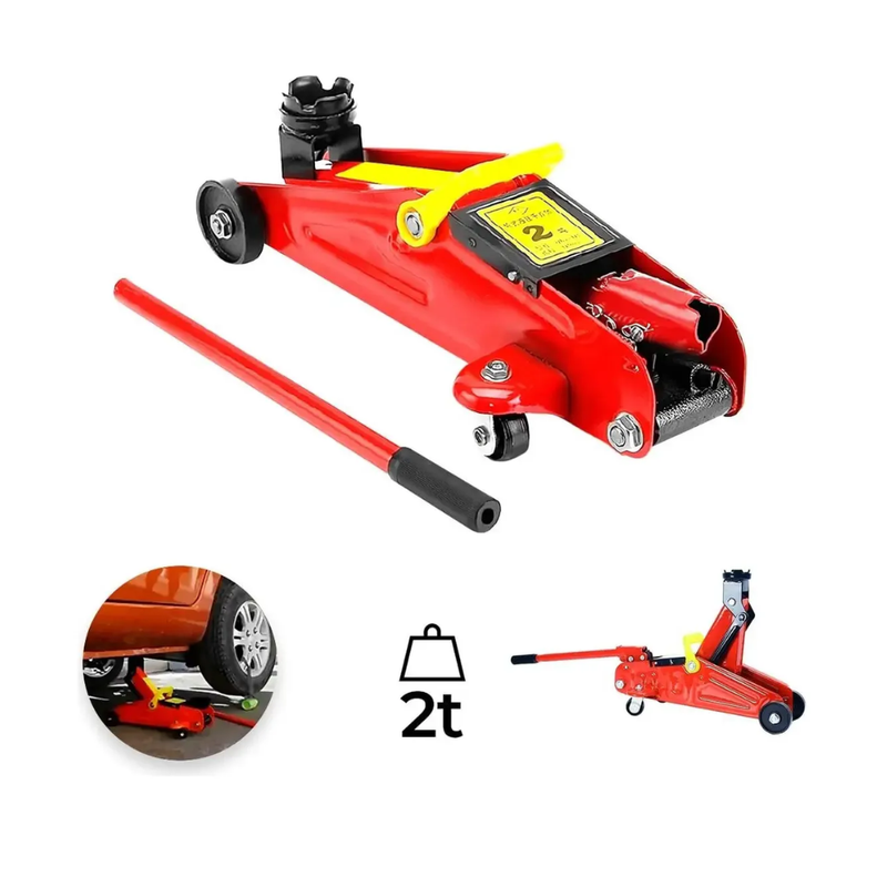 Gato Hidráulico 2 Toneladas Para Auto Tipo Carro Resistente 03