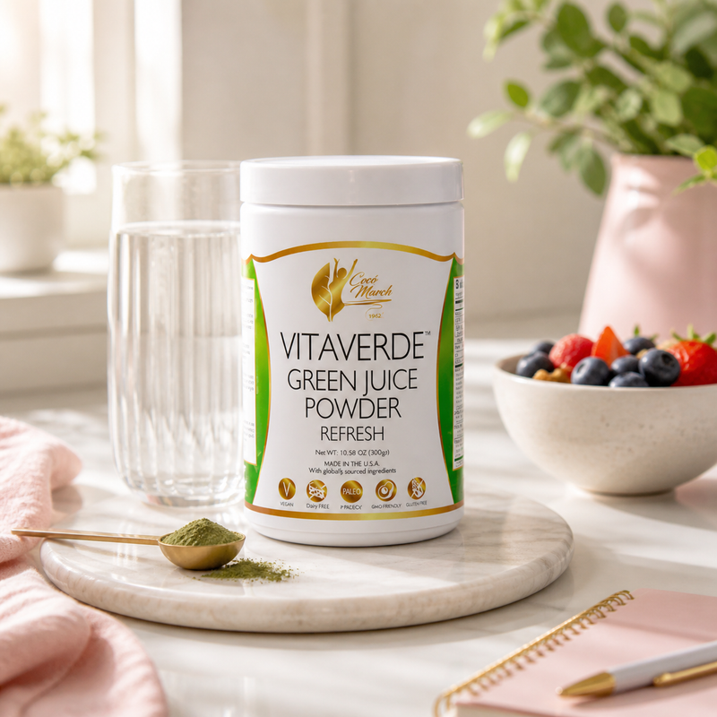 Frasco de Vitaverde, el superalimento ideal