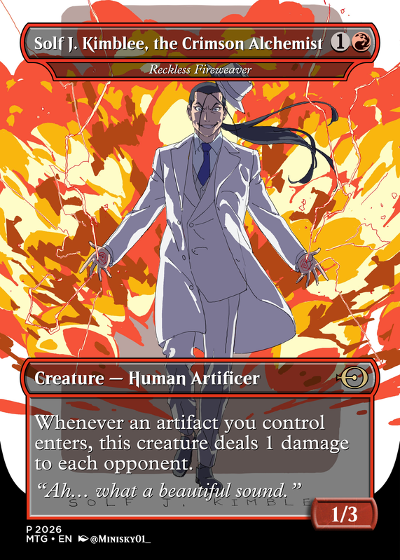 Reckless Fireweaver (Solf J Kimblee the Crimson Alchemist)