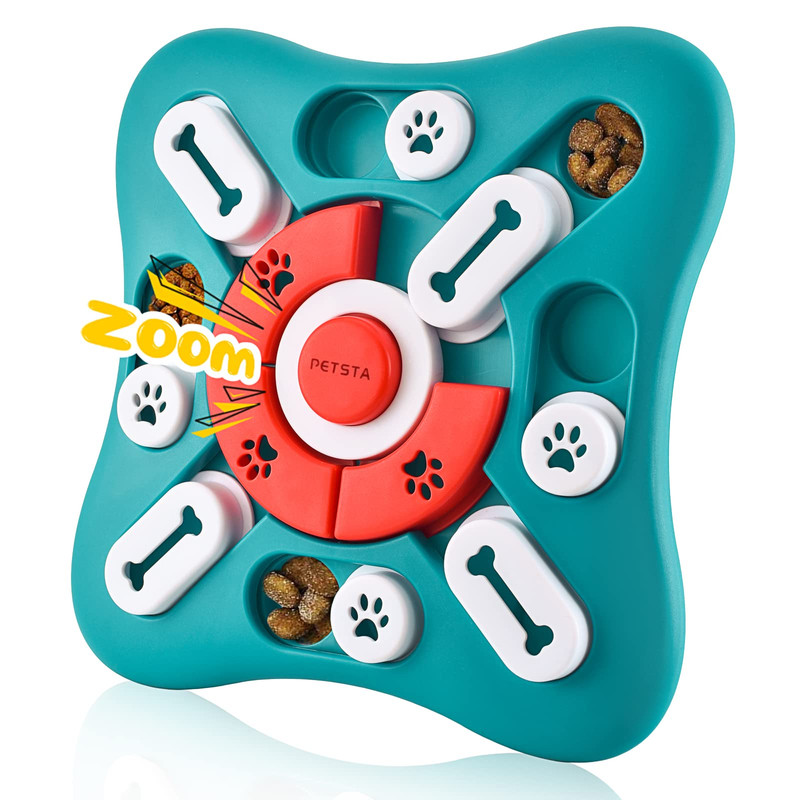 PETSTA Dog Puzzle Treat-Dispensing Enrichment Toy