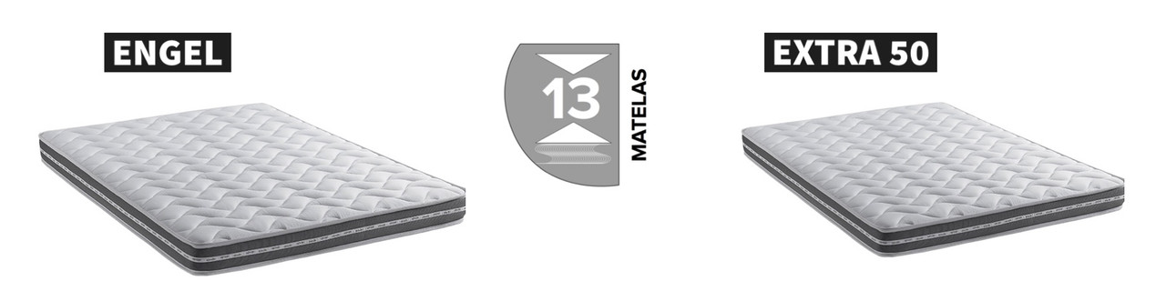 Matelas NEW MOON HR 35 kg/m³ et EXTRA 50 HR canapé convertible Italo — Déco Éléments