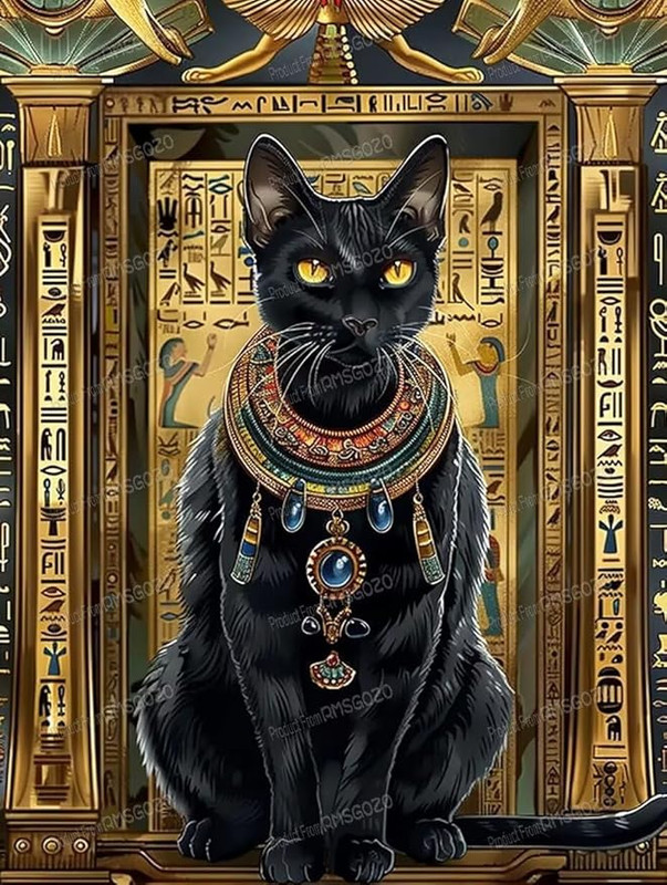 Puzzles for Adults Abstract Black Cat Wooden Jigsaw Puzzle for Adults Beginners Unwind from Daily