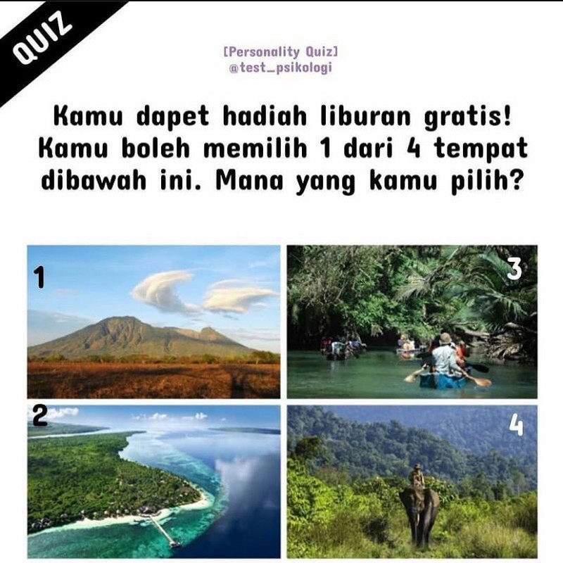 Ilustrasi tes kepribadian