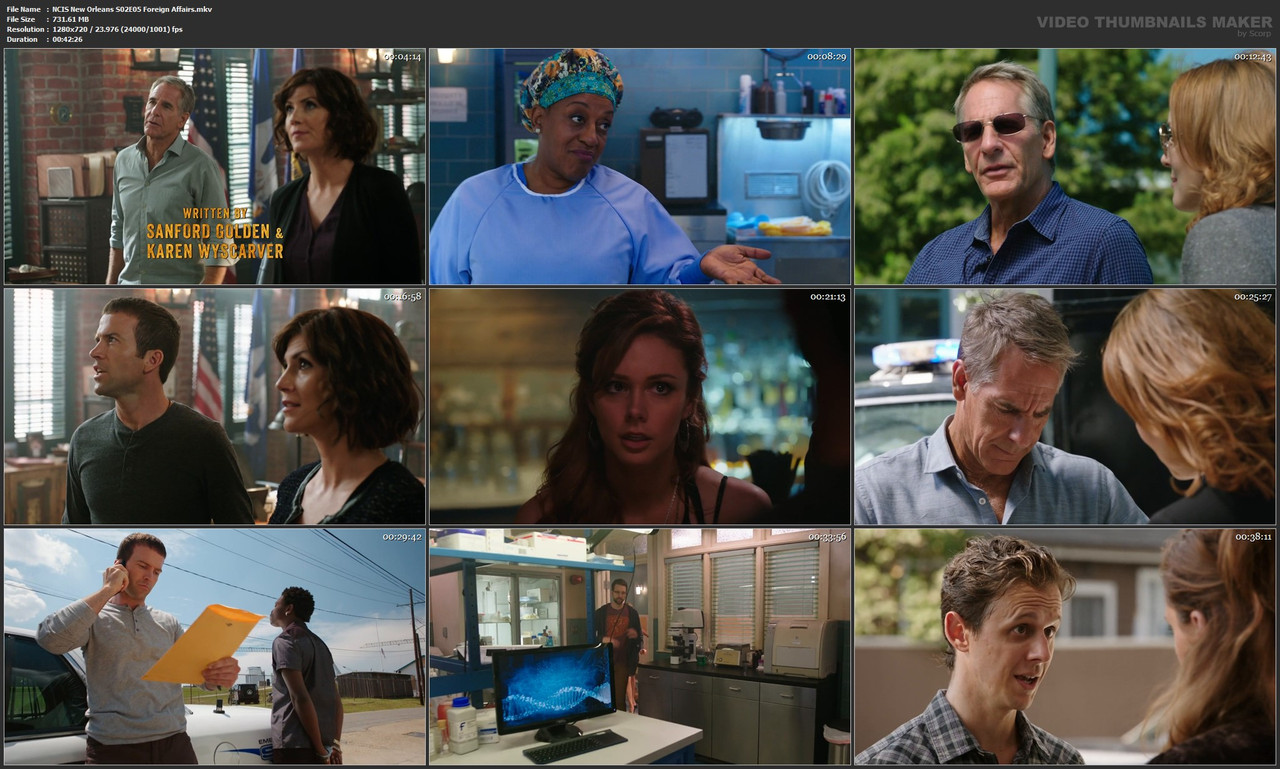 NCIS New Orleans S02E05 Foreign Affairs.mkv