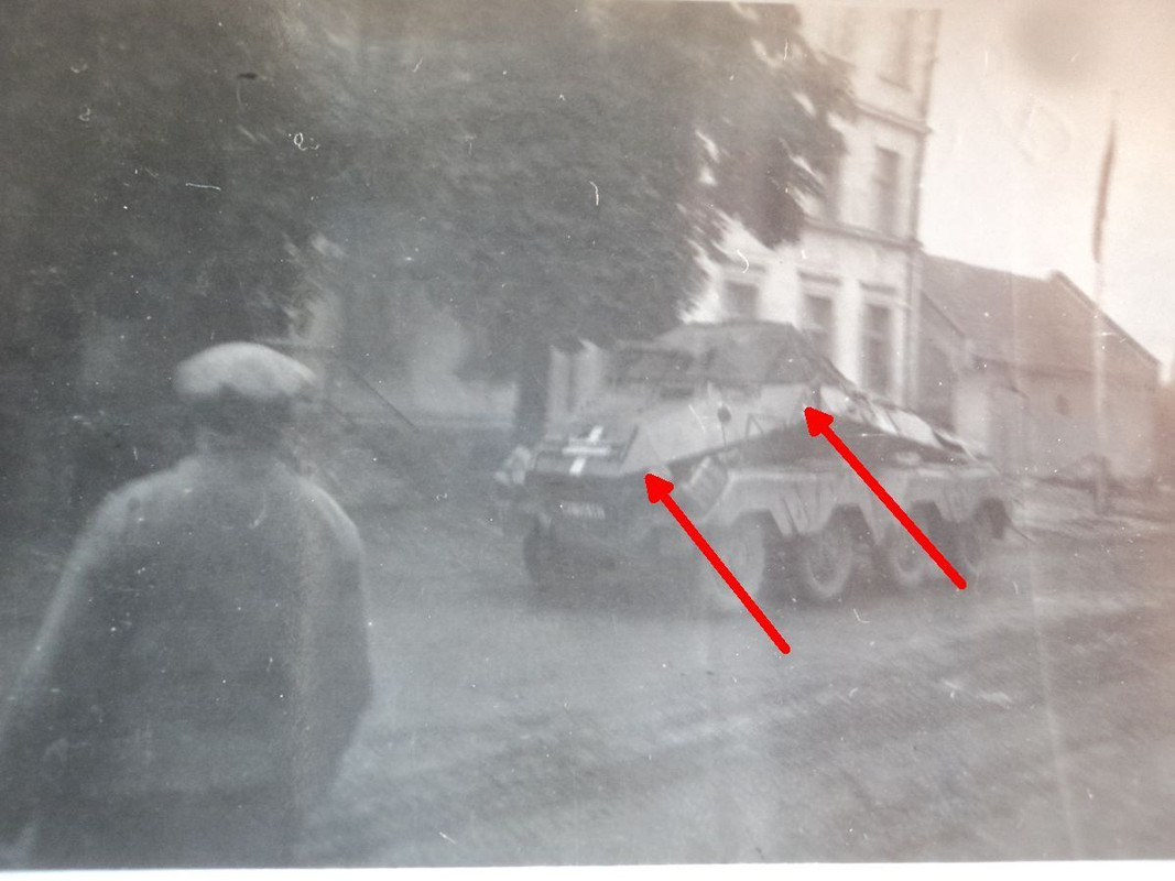 Foto, Sd.Kfz. 231, 8 Rad Panzerspähwagen, 2cm BM