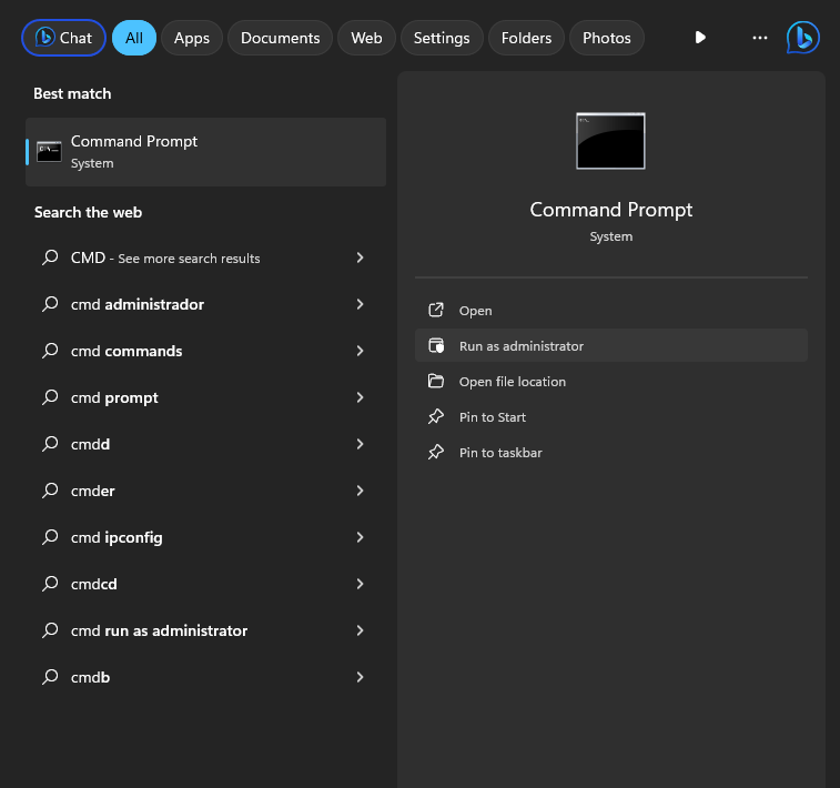 How to open command prompt ( cmd) as administrator