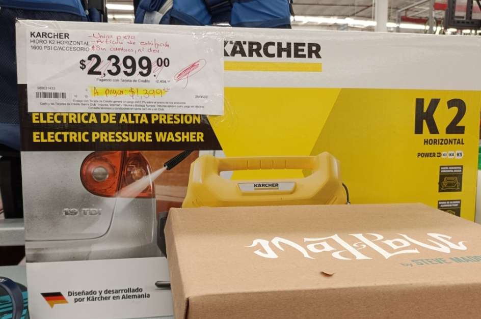 Sam's Club Hidrolavadora k2 karcher, sams club guayabal Villahermosa