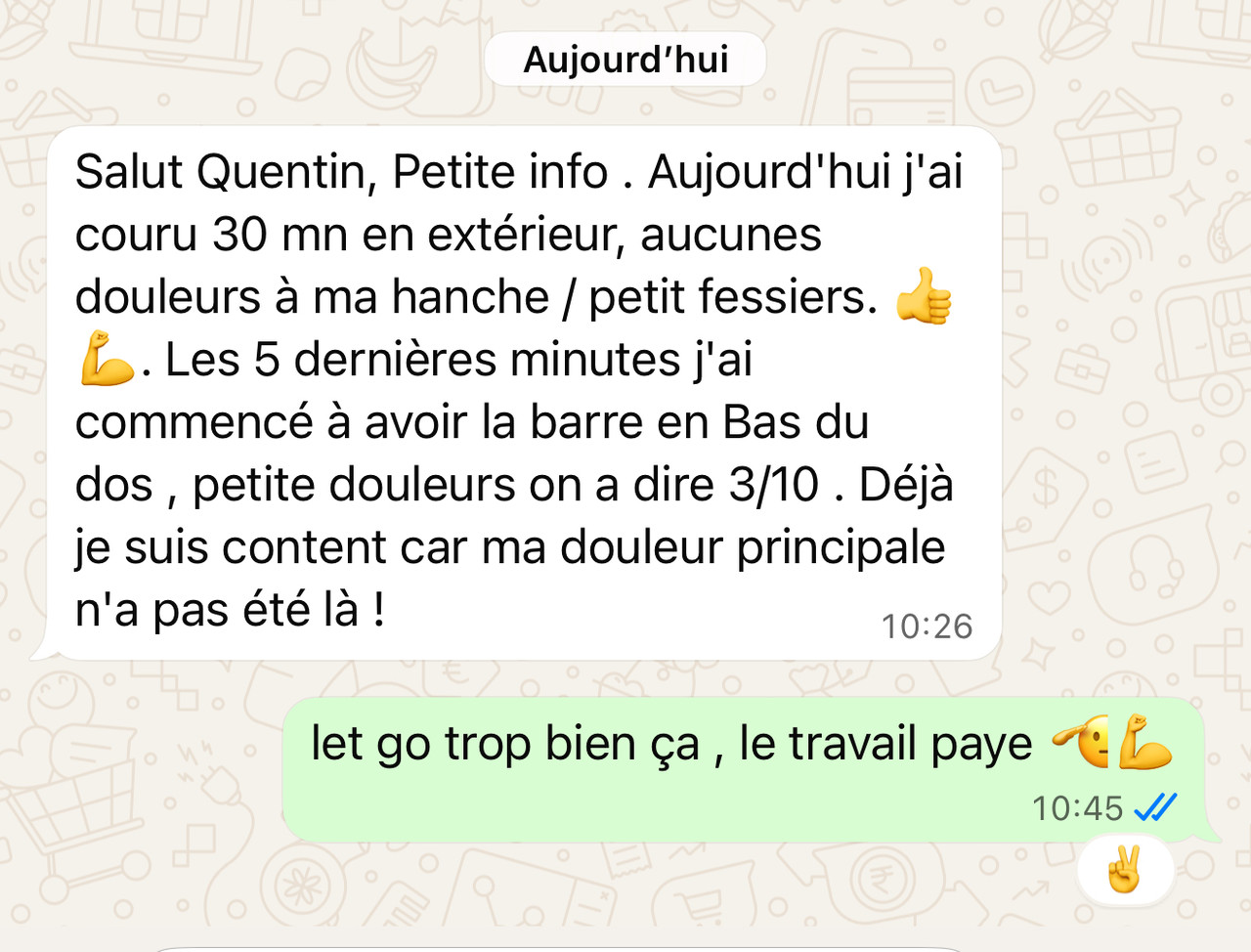 Message client 1