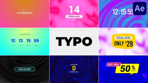 Videohive - TYPO for After Effects 51058338
