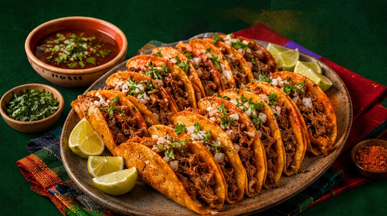 13 + 2 Tacos de Birria GRATIS