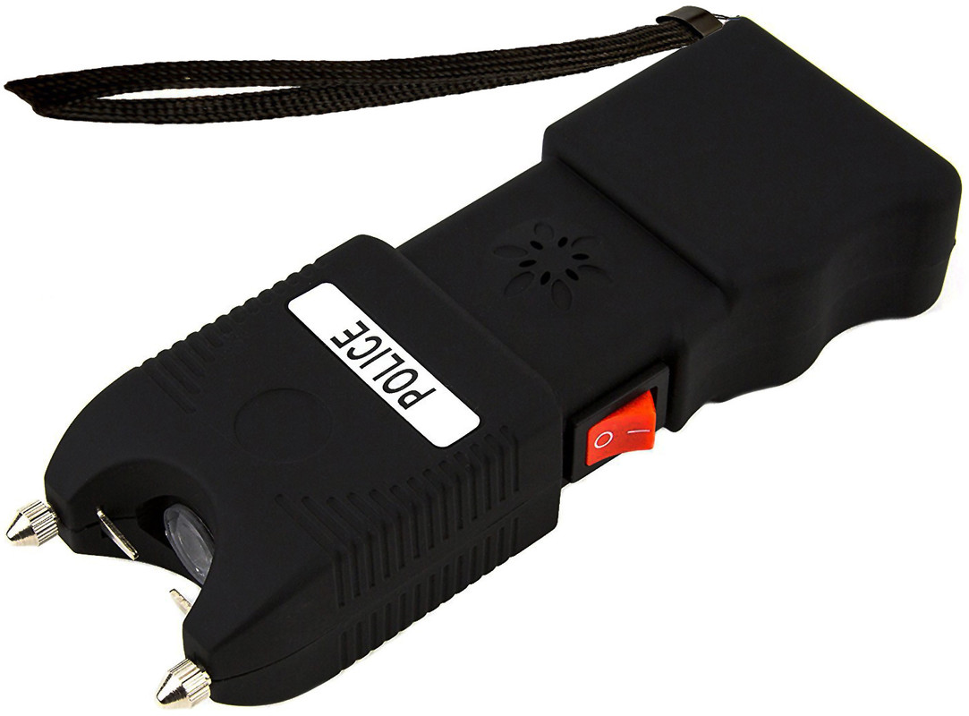 POLICE Stun Gun TW10 180 BV Rechargeable With Siren Alarm LED