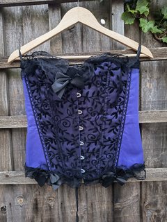Purple Lace Corset - Adult 14
