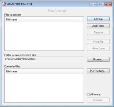 HTML2PDF Pilot 2.24