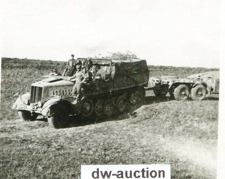 SdKfz Halbkette mit Tieflader , Sturmgeschütz Ab