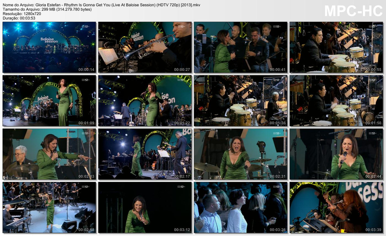 Gloria Estefan - Rhythm Is Gonna Get You (Live At Baloise Session) (HDTV 720p) [2013]