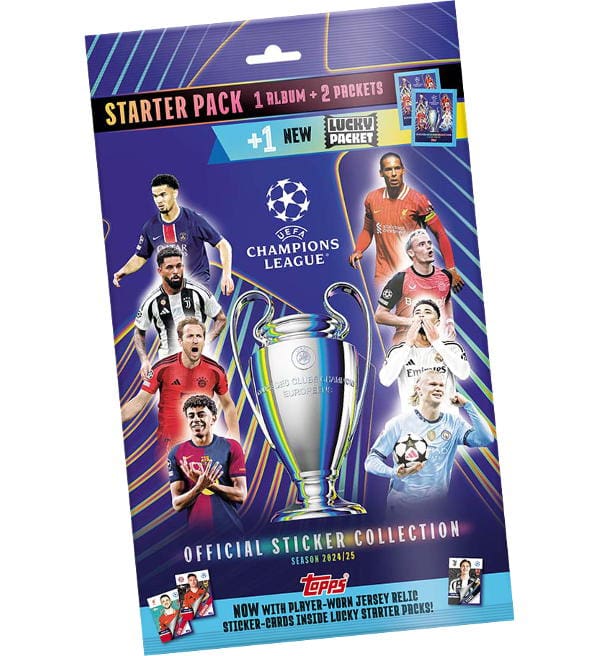 ΟΜΑΔΙΚΗ ΠΑΡΑΓΓΕΛΙΑ TOPPS CHAMPIONS LEAGUE 2024-25 (1-541) Topps-champions-league-sticker-2024-25-starterpack