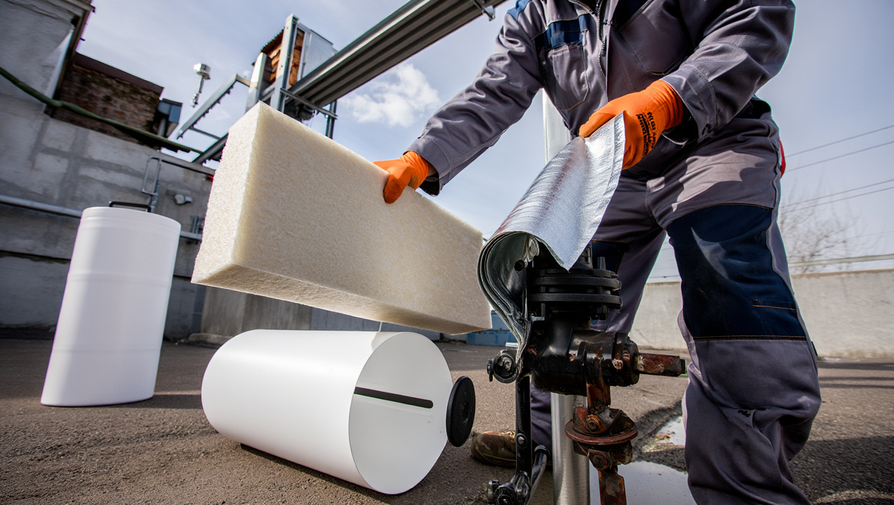 вспененный утеплитель