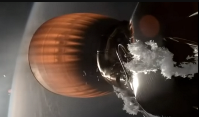 Falcon 9 Triebwerk 2. Stufe