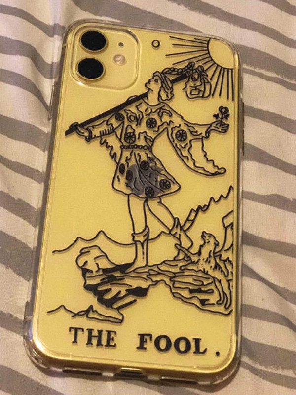 The Fool Tarot Card Clear iPhone 11 Phone Case | The Urban Flair