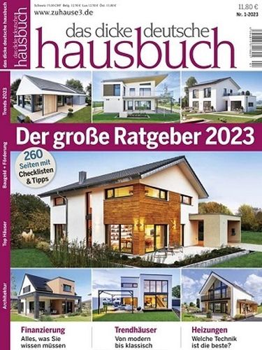 Cover: Das dicke deutsche Hausbuch Magazin No 01 2023