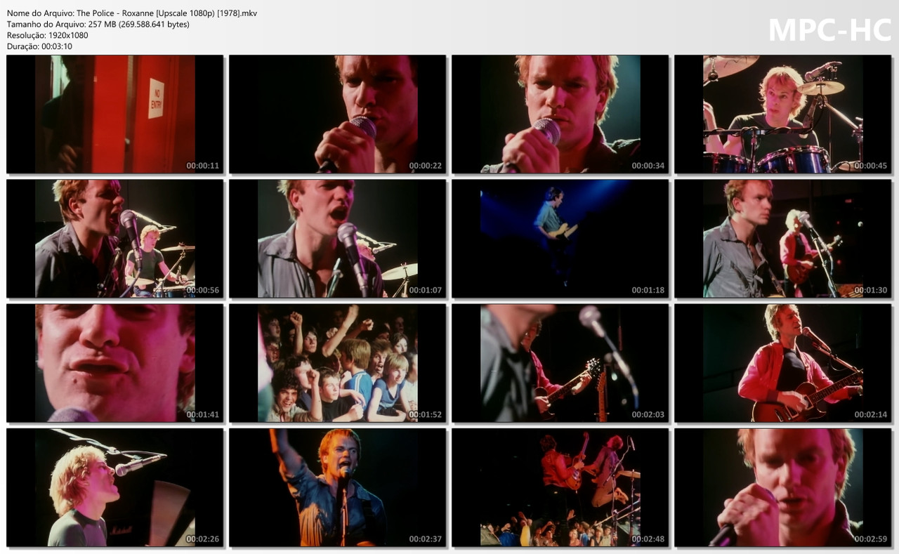 The Police - Roxanne [Upscale 1080p AC3 5.1) [1978]