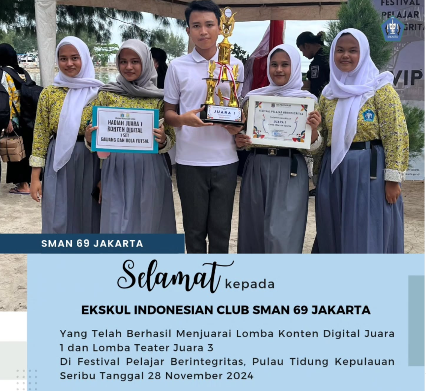 KEMENANGAN FESTIVIAL BELAJAR BERINTEGRITAS