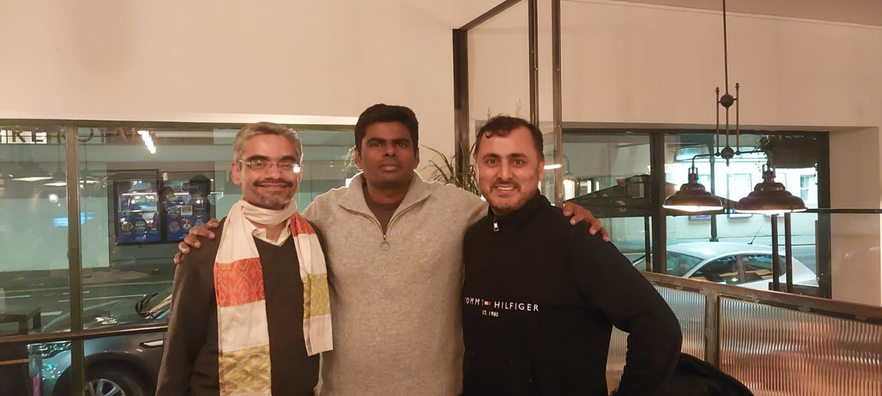 Puneet Dwivedi with Anna Malai