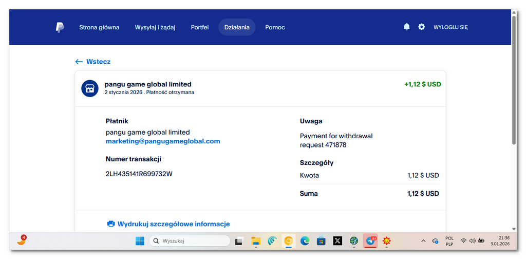 wypłata gra pangu game global limited plinko cash ball prizes 2