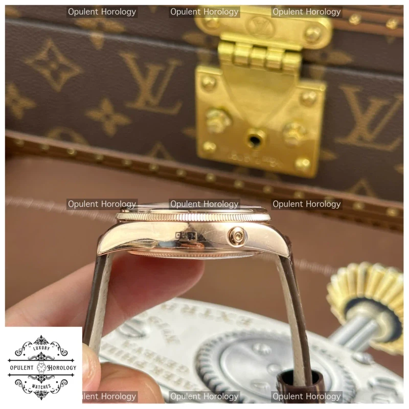 Rolex Cellini Moonphase 50535 - 39 mm Rose-Gold Dress Watch