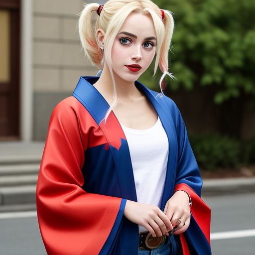 Harley-Quinn-wearing-a-kimono-73