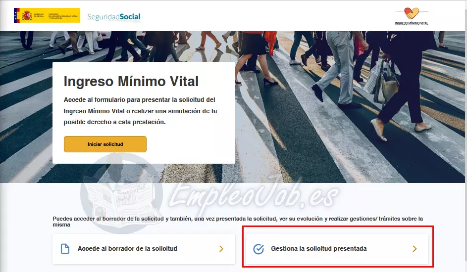 consultar estado de solicitud IMV