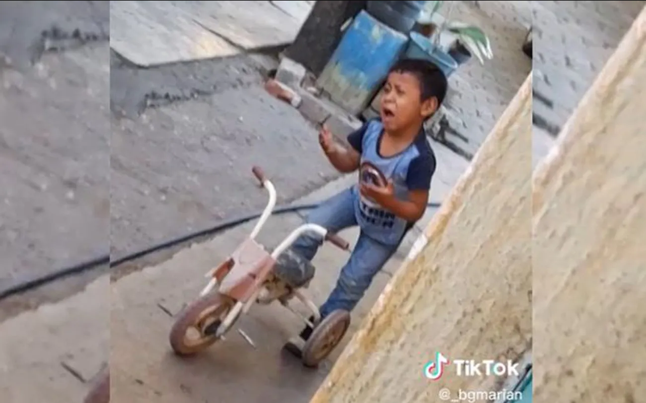 Niño cantando a todo pulmón canción de Amanda Miguel es viral